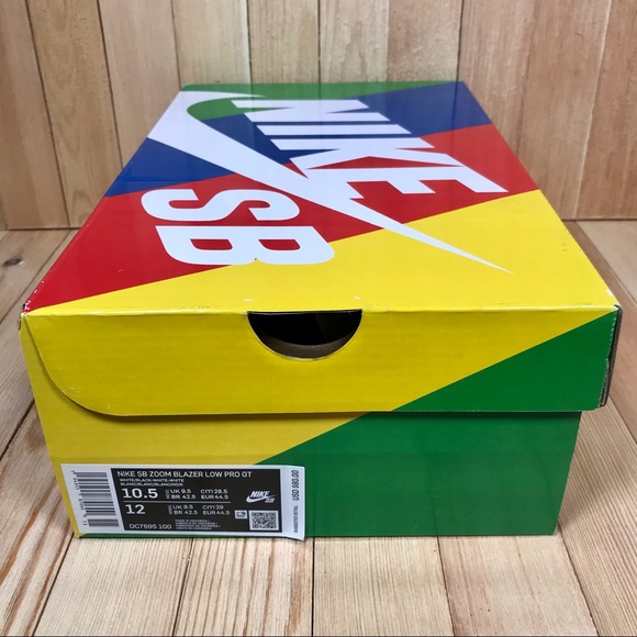 Nike SB Zoom Blazer Low Pro GT White Skate Shoes - Picture 5 of 5